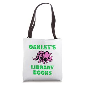 oakies library books tote bag