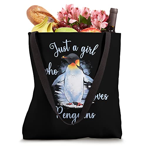 Just A Girl Who Loves Penguins Tote Bag