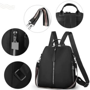 TINYAT Backpack Purse for Women Anti-theft Casual Shoulder Bag Convertible Satchel Handbag and Mini Backpack for Travel Daily