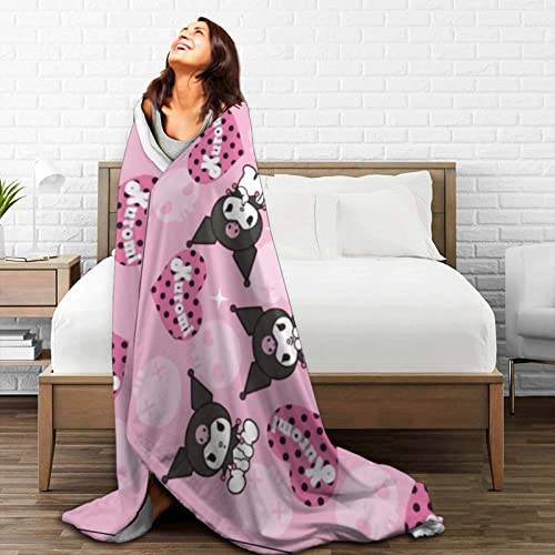 Ultra-Soft Micro Fleece Blanket Plush Lightweight Throw Blankets for All Seasons Living Room Bed 50"X40"