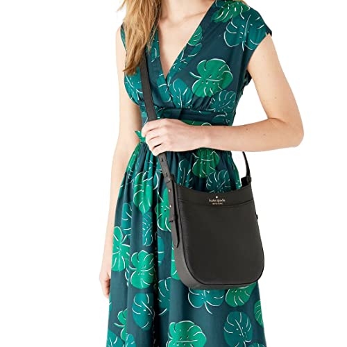 Kate Spade New York Kate Spade Leila Pebbled Leather Crossbody Purse (Black)