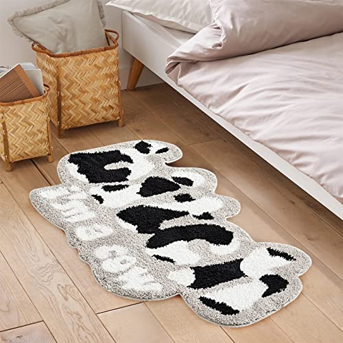 RoomTalks Funny Cute 2x3 Small Area Rugs for Bedroom Bathroom Dorm Kitchen Funky Home Decor, Non Slip & Machine Washable, Bitch Cool Microfiber Soft Plush Accent Throw Rug Fun Gift for Friends