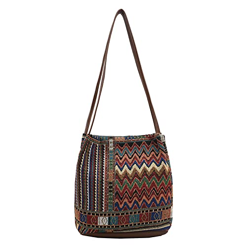 KUANG! Ethnic Style Bag Lady's Everyday Tote Shoulder Bags Women Tourist Hobo Handbag 04