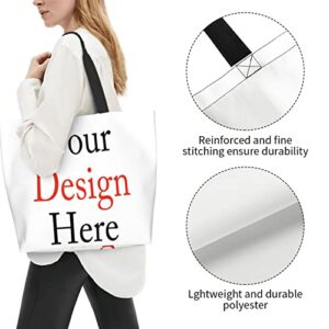 Custom tote bag Design Your Own Tote Bag Unisex Your Design Here Match With Daily Clothes Add Your Name Your Text Custom Tote Bag Custom Handbag