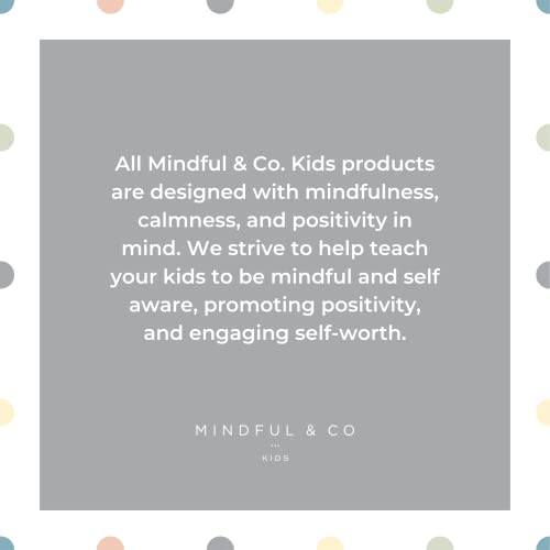 Mindful and Co Kids Yoga Poses Illustrated Wall Print Poster, 90x60cm, 35.4x23.6in, Mindfulness and Movement, for Children 18 Months and Up, for School or Home