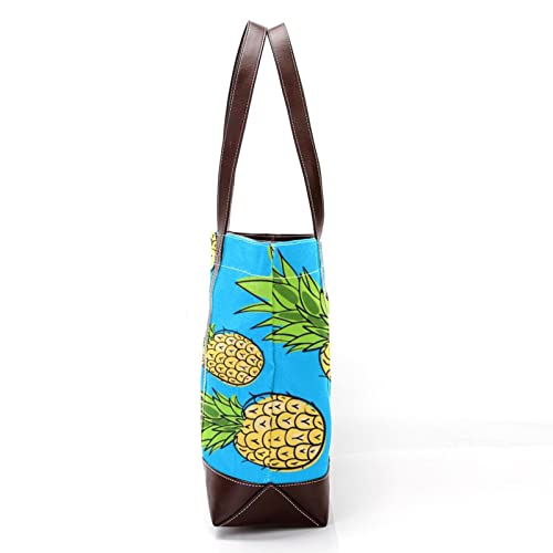 TBOUOBT Handbags for Women Fashion Tote Bags Shoulder Bag Satchel Bags, Tropical Fruit Pineapple