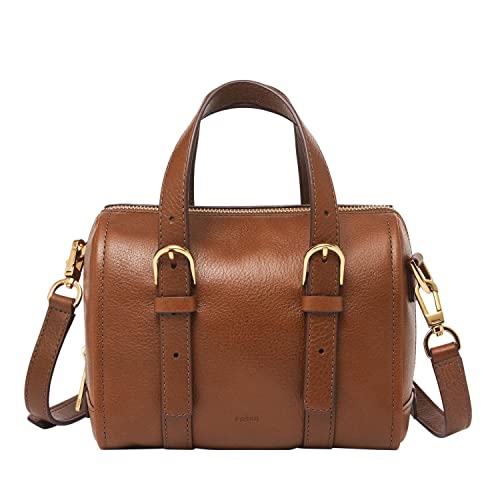 Fossil Carlie Mini Satchel, Brown