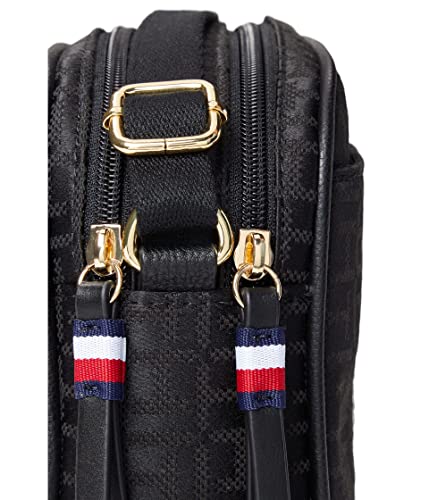 Tommy Hilfiger Cynthia - Camera Crossbody - Square Monogram Jacquard Black Tonal One Size