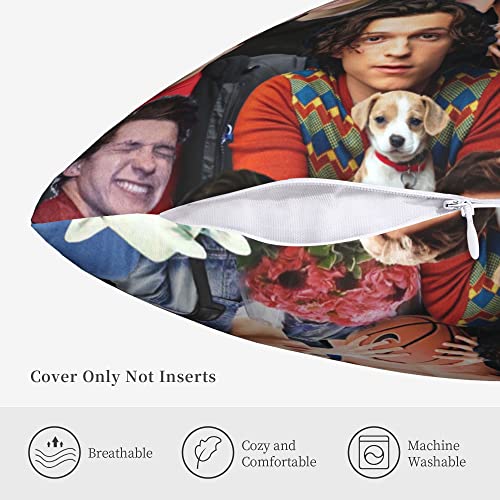 Throw Blanket & Pillow Cover Ultra Soft Fleece Blanket Set Cozy Air Conditioner Blankets Warm Gifts Blanket for Bed Couch Sofa Bedroom 40"X50"
