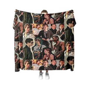 zhangzhihua alex turner throw blanket for women men girls boys couch sofa bed decor 60″ x 50″ (150cm x 130cm)