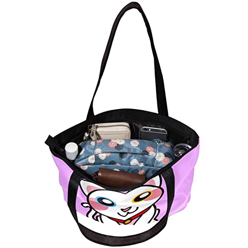 Tote Bag Women Satchel Bag Handbag Stylish Tote Handbag for Women Hobo Bag Fashion Crossbody Bag, cat animal cartoon