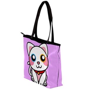 Tote Bag Women Satchel Bag Handbag Stylish Tote Handbag for Women Hobo Bag Fashion Crossbody Bag, cat animal cartoon