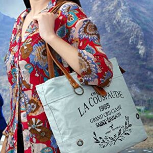 CLA La Couspaude Upcycled Canvas Tote Bag