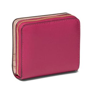 Kate Spade New York Morgan Saffiano Leather Small Compact Wallet Plum Liqueur One Size