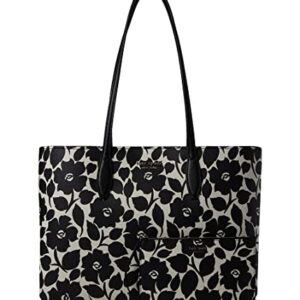 Kate Spade New York All Day Rosy Garden Large Tote Black Multi One Size