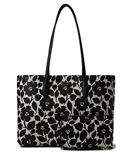 Kate Spade New York All Day Rosy Garden Large Tote Black Multi One Size