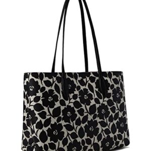 Kate Spade New York All Day Rosy Garden Large Tote Black Multi One Size