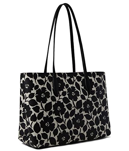 Kate Spade New York All Day Rosy Garden Large Tote Black Multi One Size