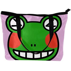 TBOUOBT Handbags for Women Fashion Tote Bags Shoulder Bag Satchel Bags, cartoon animal grinning frog