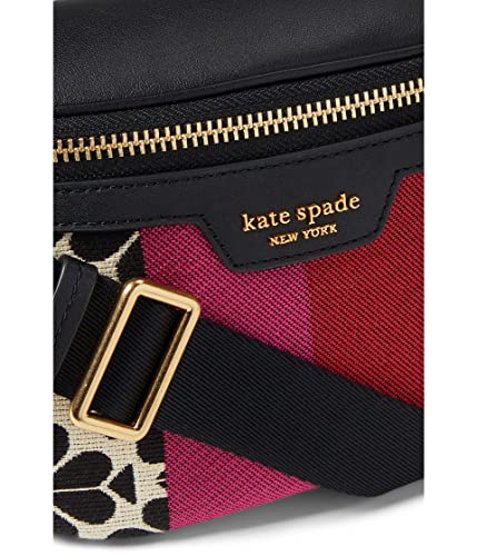 Kate Spade New York Spade Flower Jacquard Shelly Medium Belt Bag Cream Multi One Size