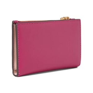 Kate Spade New York Morgan Saffiano Leather Small Slim Bifold Wallet Plum Liqueur One Size