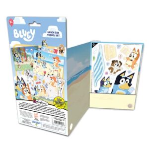 Colorforms Bluey Travel Set - Repositionable Pieces Stick Like Magic - Scenes and Pieces from The Show Bluey for Storytelling Imaginative Play - Travel Friendly - Ages 3+