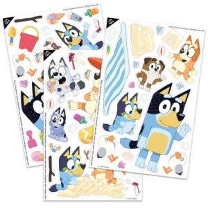 Colorforms Bluey Travel Set - Repositionable Pieces Stick Like Magic - Scenes and Pieces from The Show Bluey for Storytelling Imaginative Play - Travel Friendly - Ages 3+