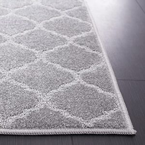 Safavieh Pattern and Solid Collection 8' x 10' Grey PNS404F Non-Shedding Trellis Living Room Dining Bedroom Area Rug