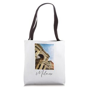 Milano Milan Italy Fashion Capital Italian Travel Souvenir Tote Bag