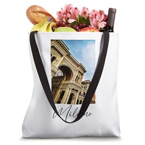 Milano Milan Italy Fashion Capital Italian Travel Souvenir Tote Bag