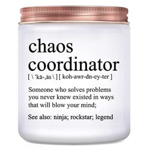 chaos coordinator gift- funny staff appreciation gifts, leader gift, gifts for manager busy mom work bestie friend co-worker, bosses day gifts
