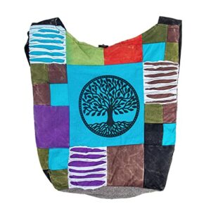 Freakmandu Collections Hobo Shoulder Bag, Women's, Boho Purse, Boho Bag | Hippie Bag, Indie Tote Bag, Women's Cloth Purse