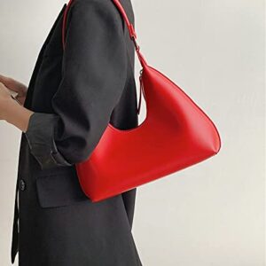 Women's Satchel Bag PU Clutch Small Satchel Bag Cute Shoulder Bag Hobo Bag Solid Color Fashion Mini Clutch