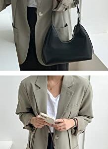 Women's Satchel Bag PU Clutch Small Satchel Bag Cute Shoulder Bag Hobo Bag Solid Color Fashion Mini Clutch