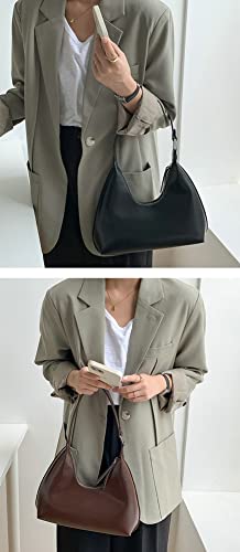 Women's Satchel Bag PU Clutch Small Satchel Bag Cute Shoulder Bag Hobo Bag Solid Color Fashion Mini Clutch