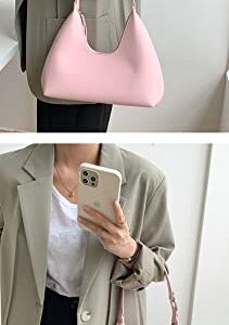 Women's Satchel Bag PU Clutch Small Satchel Bag Cute Shoulder Bag Hobo Bag Solid Color Fashion Mini Clutch