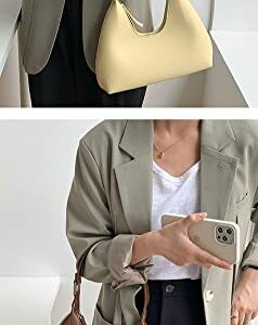 Women's Satchel Bag PU Clutch Small Satchel Bag Cute Shoulder Bag Hobo Bag Solid Color Fashion Mini Clutch