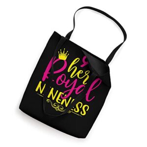 Her Royal Nineness, 9th Birthday for Nine Year Old Girl Cool Tote Bag