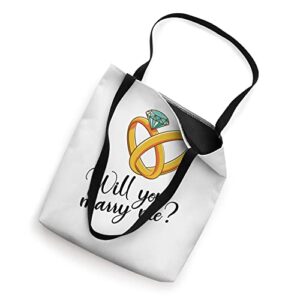 Will You Marry Me Tote Bag