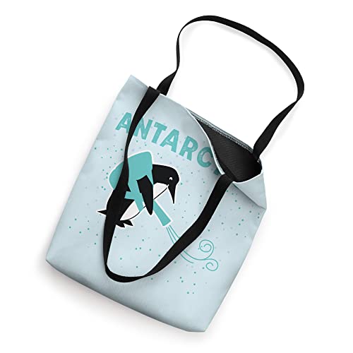 Antarctica Cute Penguin Snowblower Antarctic Travel Souvenir Tote Bag