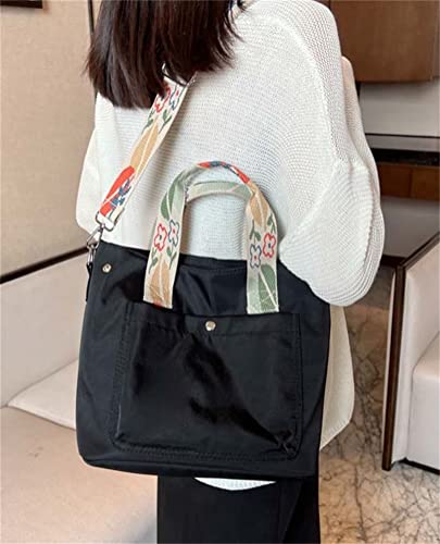 Women Shoulder Bag Chic Hobo Handbag Vintage Canvas Tote Bag Purse Casual Satchel Bucket Bag