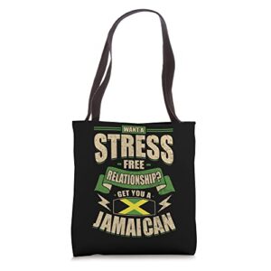 Jamaica Flag Proud Jamaicans Men & Women Tote Bag