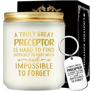 Maybeone Preceptor Gifts Nursing - A Truly Great Preceptor is Hard to Find - Lavender Scented Candle Gifts for Preceptors - Nurse Preceptor Gifts - Thank You Gifts for Preceptor