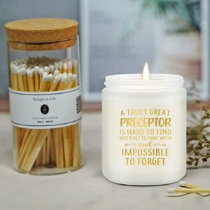 Maybeone Preceptor Gifts Nursing - A Truly Great Preceptor is Hard to Find - Lavender Scented Candle Gifts for Preceptors - Nurse Preceptor Gifts - Thank You Gifts for Preceptor