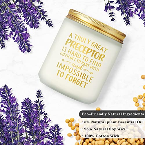 Maybeone Preceptor Gifts Nursing - A Truly Great Preceptor is Hard to Find - Lavender Scented Candle Gifts for Preceptors - Nurse Preceptor Gifts - Thank You Gifts for Preceptor