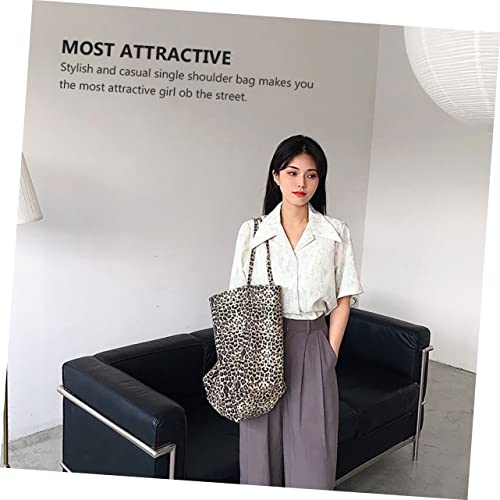 VALICLUD 1pc Women's Shoulder Bag Tote Travel Sling Bag Travel Handbag Travel Tote Bags Leather Hobo Bag Casual Tote Bag Single Shoulder Bag Fashion Canvas Bag Storage Pouch Large