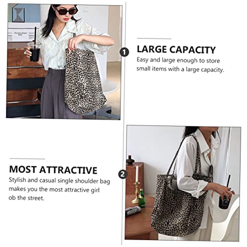 VALICLUD 1pc Women's Shoulder Bag Tote Travel Sling Bag Travel Handbag Travel Tote Bags Leather Hobo Bag Casual Tote Bag Single Shoulder Bag Fashion Canvas Bag Storage Pouch Large