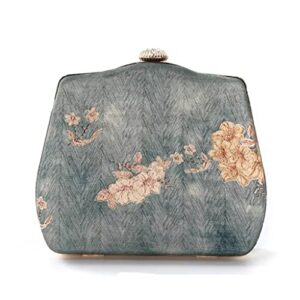 ZLXDP Women's Vintage Handbag Chinese Handmade Handbag Dinner Bag