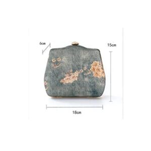 ZLXDP Women's Vintage Handbag Chinese Handmade Handbag Dinner Bag