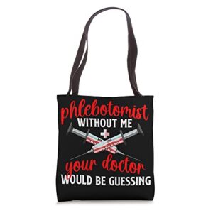 phlebotomist appreciation phlebotomy tote bag